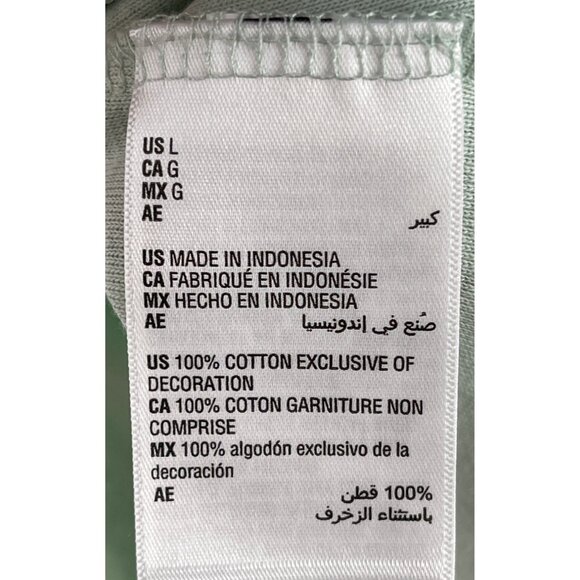 Style & Co. Womens Size Large Scallop Tank Top Enchant Mint - Picture 9 of 9